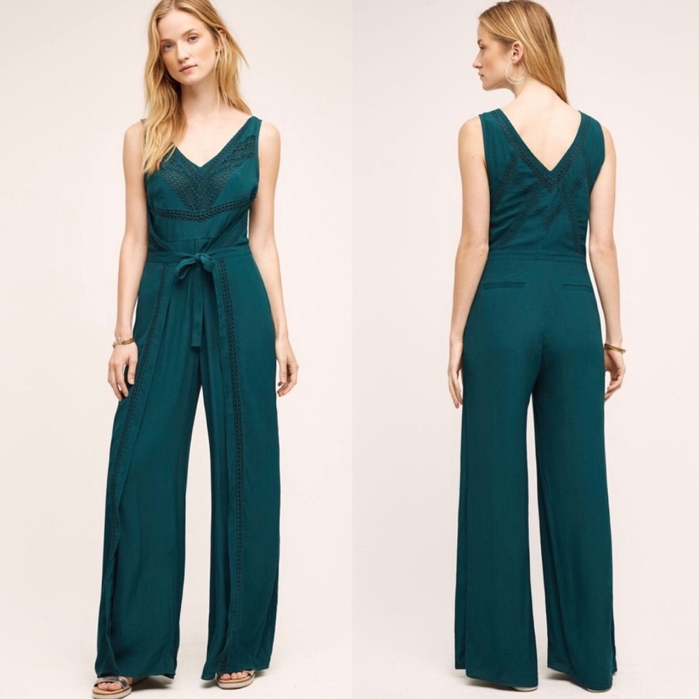 Anthropologie Elevenses Sabine Jumpsuit